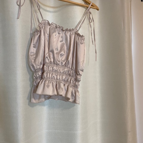 Zara Satin Effect Top Elastic Details - Picture 7 of 7